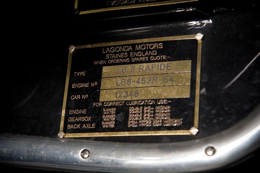  Lagonda LG6 Rapide 1939 года  (фото 3 из 14)